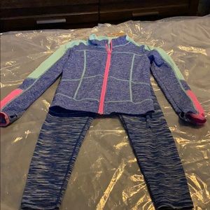 Zella like new jacket and pants